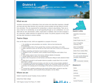 Tablet Screenshot of district6aa.org